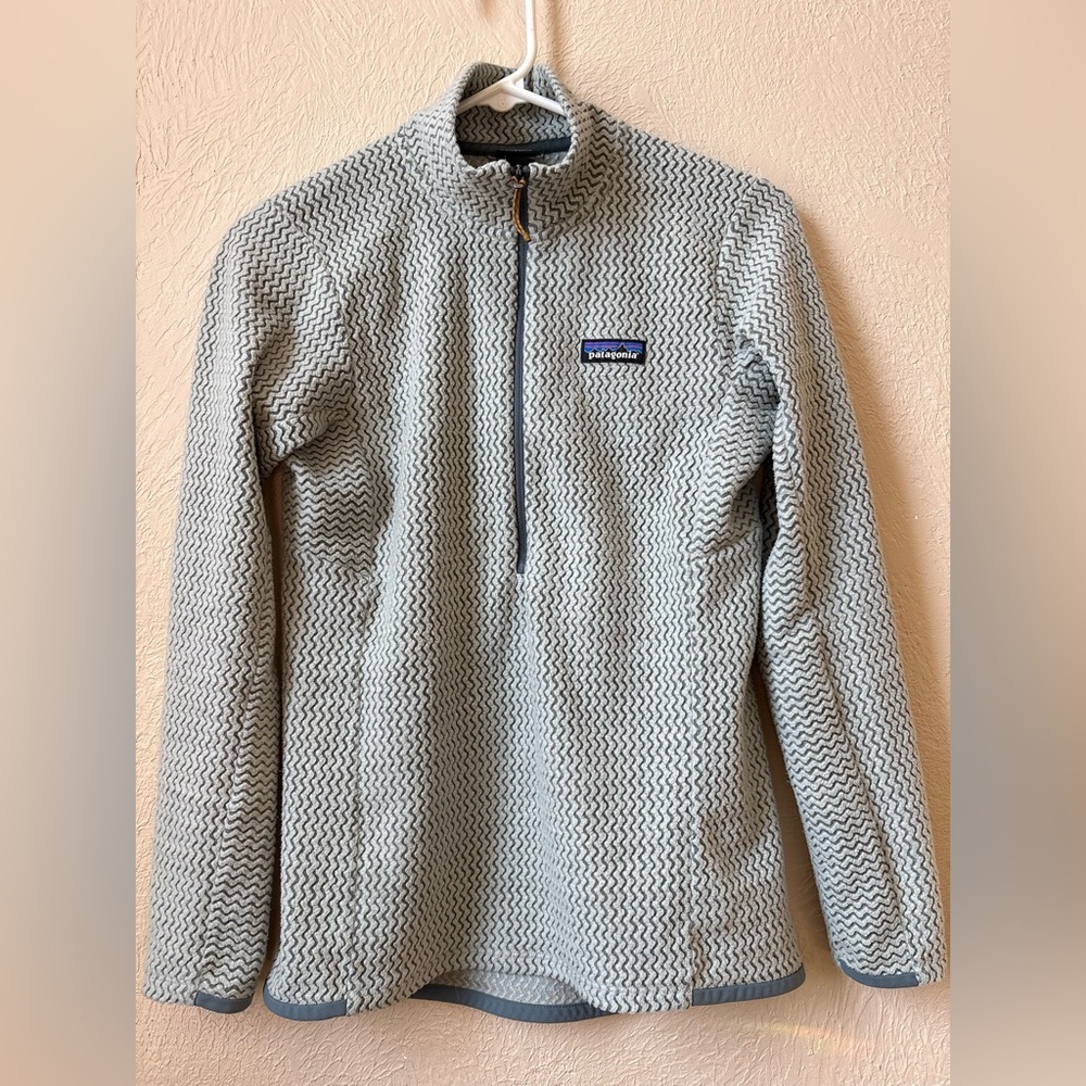 Patagonia Women's R1® Air Fleece Zip-Neck  Pullover Grey Size Small